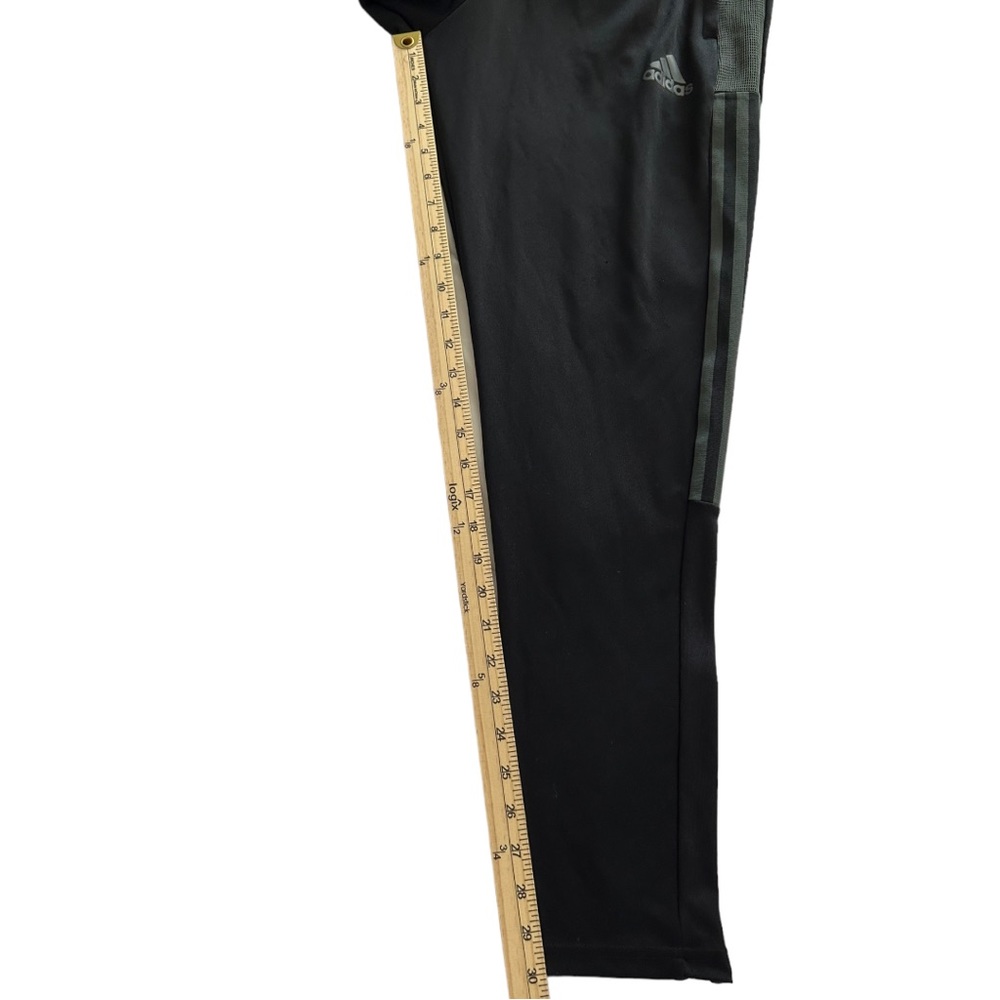 adidas Women's Tiro Track Pants, Black/Dark Grey Heather Zip Ankle   Sz‎ M - Picture 8 of 11